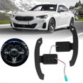 thumbnail image 2 of carbon fiber Pair of Steering Wheel Shift Paddle Carbon Fiber Magnetic Shifter Paddle Universal Steering Wheel Carbon Fiber, 2 of 5