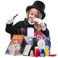 thumbnail image 2 of PREXTEX Magician Costume Kids Kit - Magic Tricks Games Toy with Magic Costume Includes Top Hat, Cane, Cape, Wand Kit, 2 of 6