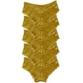 thumbnail image 3 of Women's Briefs Full Waist Trainer for Women Microfiber Underwear Lifter Panties plus Size Seamless Underwear for Women Running Womens Panties Bikini Nylon Lace L Womens Lace Yellow M, 3 of 3