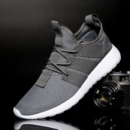 

Men‘s Breathable Casual Dark Grey Shoes