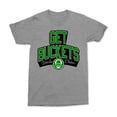 thumbnail image 1 of Changes Mens Get Buckets Graphic T-Shirt, Grey, X-Large, 1 of 1