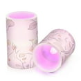 thumbnail image 2 of Flameless Candles Lights, Pack of two LED Lights, Dimmable LED Pillar Candles Battery Operated, Flames Remote Control Elegant Simple Line Art, 2 of 7