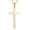 Gold-Cross Necklace, variant on Cross Necklace Bible Verse Pendant Religious Christian Faith Jewelry Gifts for Women Men Reversible 2-in-1 Design