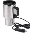 thumbnail image 1 of Car Heating Cup, Stainless Steel Travel Heating Cup, Electric Heated Coffee Mug For Heating Water, Coffee, Milk And Tea With Charger, 450ml, 12v, 1 of 5