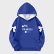 thumbnail image 5 of Camiseta de manga larga con lazo para niños, cuello redondo liso, parte superior lisa, adecuada para niños y niñas, sudadera con capucha para niñas, parte superior de poliéster, 5 of 6