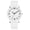 White, variant on Men's Digital Scale Quartz WatchHigh Strength Glass MirrorFull DisplayDigital BackMinimalistic Unisex Watch