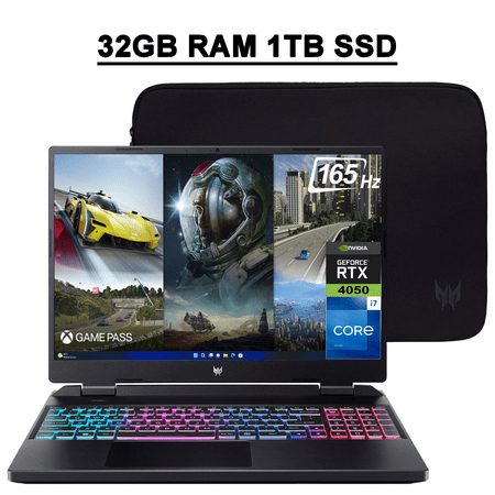 Acer Predator Helios 16" Laptop, Intel, 32GB, 1TB SSD