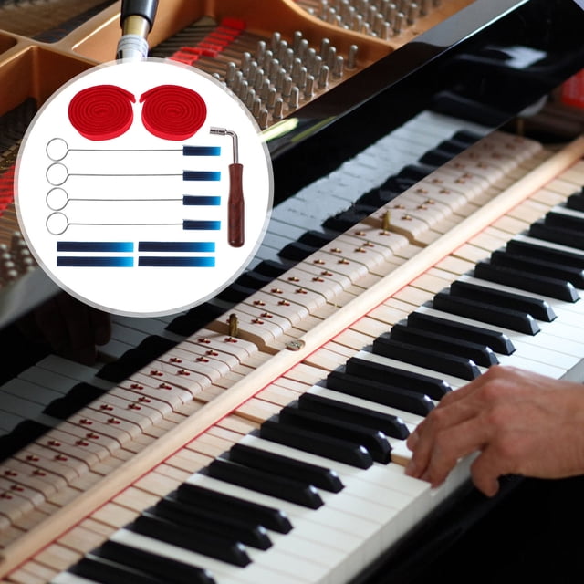 Greenadscape 1 De Herramientas Para Afinación Y Reparación De Piano Con Amortiguador Y Llave