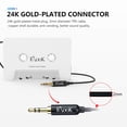 thumbnail image 3 of Elook Car Cassette Aux Adapter, 3.5mm Universal Audio Cable Tape Adapter for Car, Phone, MP3 ect. White, 3 of 6