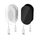 thumbnail image 3 of 2 Enrolladores de Cable USB Adhesivos Acrílicos Universales, Organizador de Cables Multiusos, Aptos para Cables de 1 Metro, Color Negro., 3 of 8