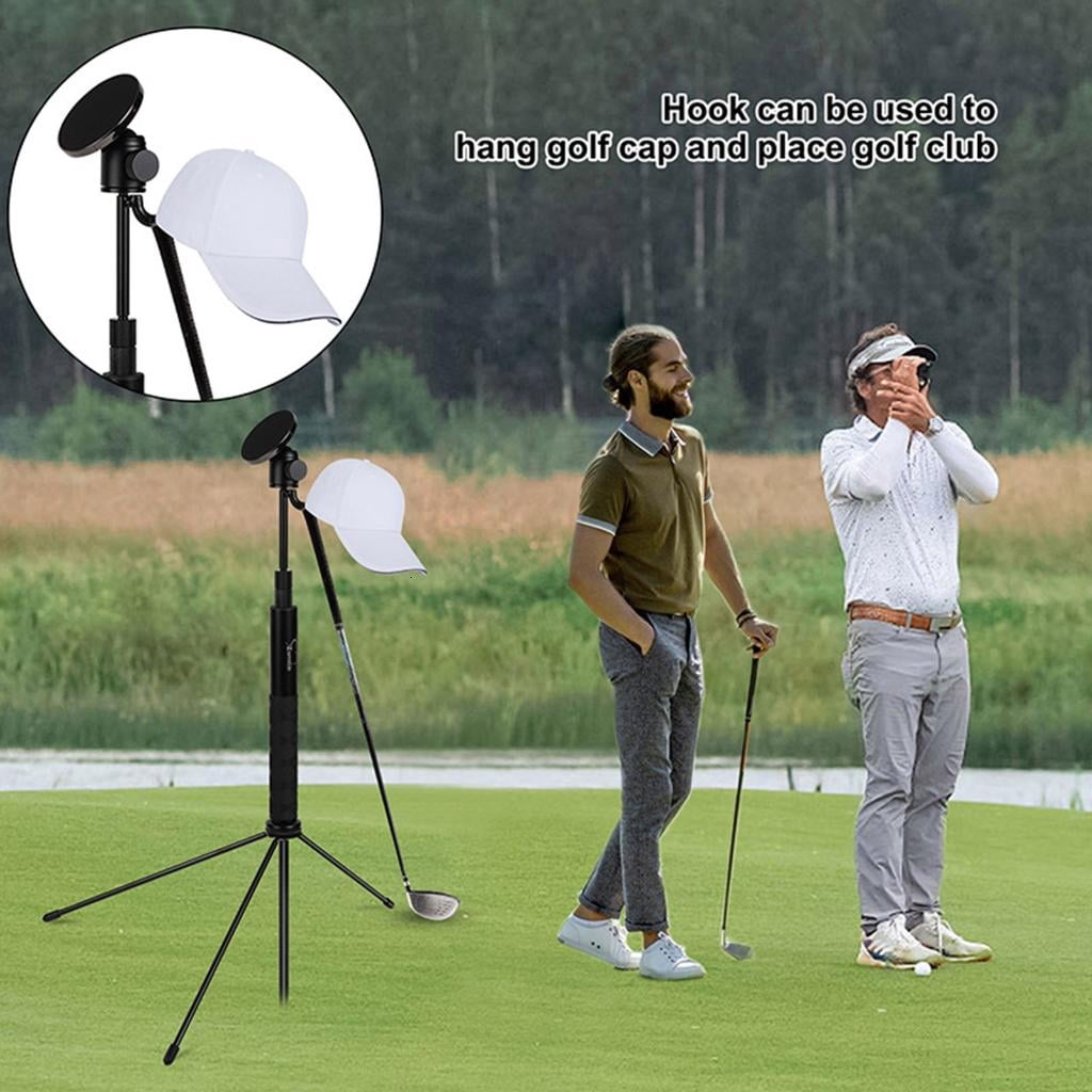 LIANXUE Portable Golf Tripod Selfie Stick Adjustable Golf Stick Magnetic Phone Holer