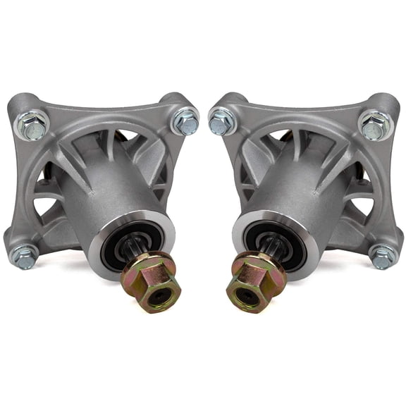 (2) Spindle Assemblies for Hustler 34" to 52" 931741 931881 931899 604214