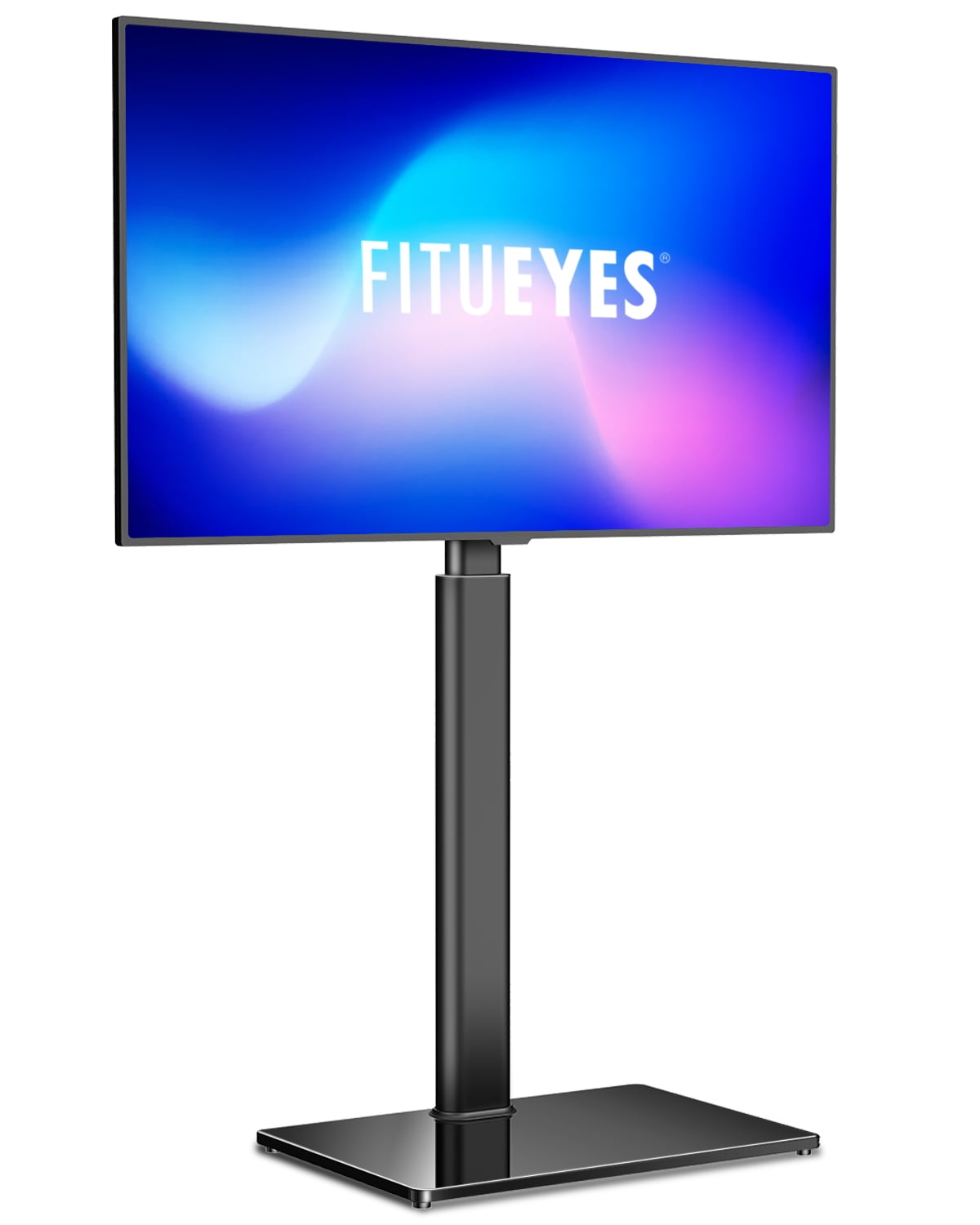 FITUEYES Universal TV Stand with Mount, Corner TV Stand for Bedroom