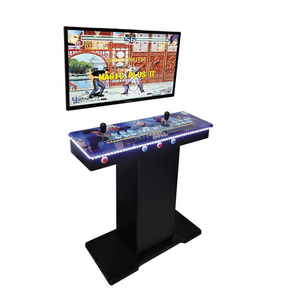 Tablero Arcade Multijuegos Con Base Gd 84 Cm 3D WiFi 40,000 Mil Juegos. Terminado Premium, Uso Rudo