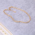 thumbnail image 4 of 18K Gold Plated Matching Chain Choker Necklace, 4 of 5