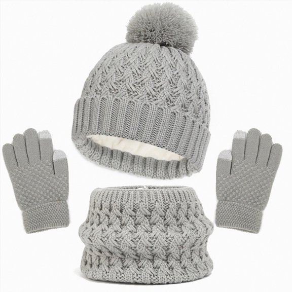 Toddler Boys Girls Baby Beanie Hat, Winter Warm Knit Cap 6-12 Months 12-24 Months 2T 3T 4T 5T 6T 7T 8T 9T Children(Grey,1-6 Years)