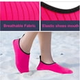 thumbnail image 4 of Pink Socks Uniform Solid Color Beach Swimming Socks with Rubber Sole for Men and Women, 4 of 5