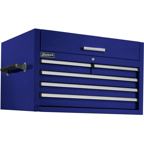 Homak BL04054210 Pro 2 54 in. 10-Drawer Roller Cabinet - Blue