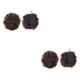 thumbnail image 3 of Soidarity Extensión de moño afro hermosa y manejable de fibra para cabello natural para mujeres a la moda Q9 4 P9 4 2Conjunto, 3 of 6