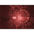 thumbnail image 1 of Ahgly Company Tapis Rectangulaire Rouge Lavable en Machine, 7 Pieds x 9 Pieds, 1 of 7