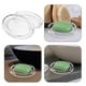 thumbnail image 5 of 2 jaboneras de vidrio transparente ovaladas de alta resistencia para barra de jabón, ideales para encimera de baño, ducha y fregadero de cocina, 5 of 7