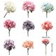thumbnail image 5 of Naiovety Rama de flor de hortensia artificial, bonsái falso de seda para jardín, decoración de DIY, ramo de flores de pared de para boda Decoración del hogar Púrpura, 5 of 6