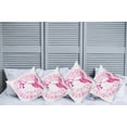 thumbnail image 2 of Ambesonne Animal Throw Pillow Cover 4 Pack, Hummingbird Flower Dots, 24", Pink Fuchsia, 2 of 5