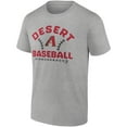 thumbnail image 2 of Men's Fanatics Branded Heathered Gray Arizona Diamondbacks Iconic Go for Two T-Shirt, 2 of 3