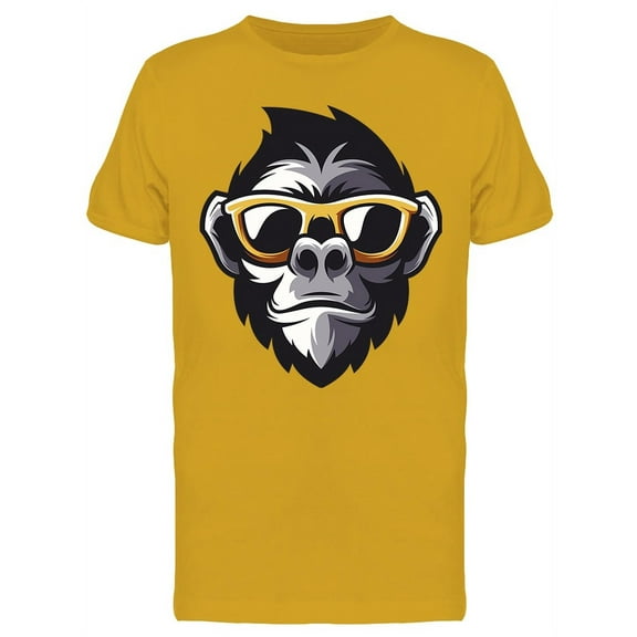 Awesome Cool Monkey T-Shirt Men -Image by Shutterstock, Male x-Large
