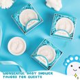 thumbnail image 4 of 24 Pack Baby Shower Favors Soaps Handmade Blue Pitter Patte Boxed Baby-feet Scented Soap Favors, 4 of 6