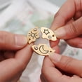 thumbnail image 5 of 3pcs Charm Stitching Inlaid Rhinestone Jewelry Best Friend Sun Moon Cloud Star Friendship Necklace BFF Pendant SILVER, 5 of 8