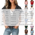 thumbnail image 3 of Women's Plus Size Cap Sleeve Hoodie Summer Loose Casual Zip Up Drawstring Tops with Pockets Light Blue, 3 of 7