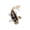F, variant on Desktop Ornament Natural Gravel Fish Shape Small Decorative Ornaments for Cars and