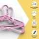 thumbnail image 5 of Perchas para ropa infantil Lifemaster de plástico con muesca en el hombro x50, 5 of 7