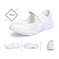 thumbnail image 2 of Women's Extra Wide Diabetic Edema Shoes with Fully Adjustable Closures Easy On/Off Casual Walking Sneakers Lightweight Breathable Flat Mary Jane Shoes Air Cushion for Elderly Swollen Feet Outdoor, 2 of 8
