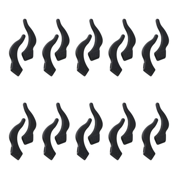 10 pares de gafas de silicona antideslizante Bbanquetan color negro