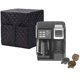 thumbnail image 1 of Cubierta De La Máquina De Café Tela De Algodón Negro Cafetera Cubierta Impermeable Contra El Polvo Con Bolsa De Almacenamiento Protector De Cafetera Lavable A Máquina Para Tienda De Cocina Cateissary HA019894-00, 1 of 7