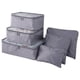 thumbnail image 1 of Bolsa de almacenamiento 6pcs / set Bolsas de viaje de equipaje ligero Hombres y mujeres Cubiertas de Tomshoo Bolsa de almacenamiento, 1 of 7