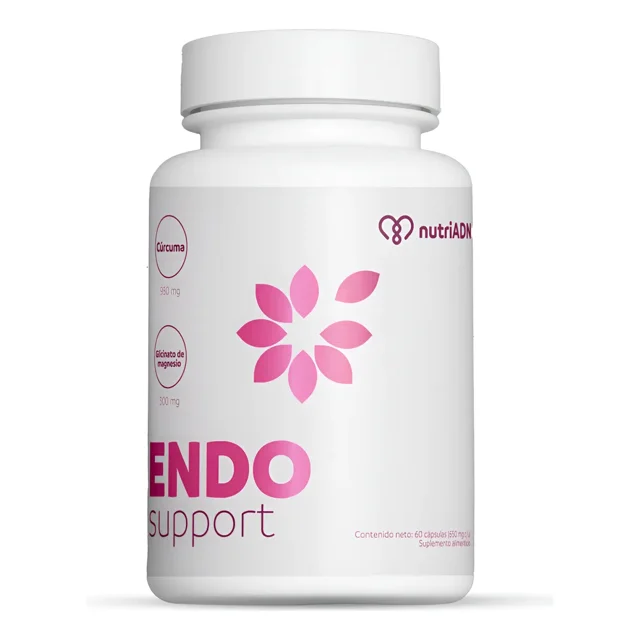 Endo Support con Cúrcuma, Magnesio y Vitamina D3 – Apoyo Ciclo Menstrual