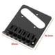 thumbnail image 4 of Puente de cenicero de 6 selletas para guitarra eléctrica Tele negro yuxing, 4 of 5