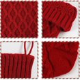 thumbnail image 3 of Knitted Christmas Stockings, 18inches Large Christmas Stockings, 4 Pieces, Rustic, Personalized Christmas Stocking Decorations For Family, Holiday, De, 3 of 3