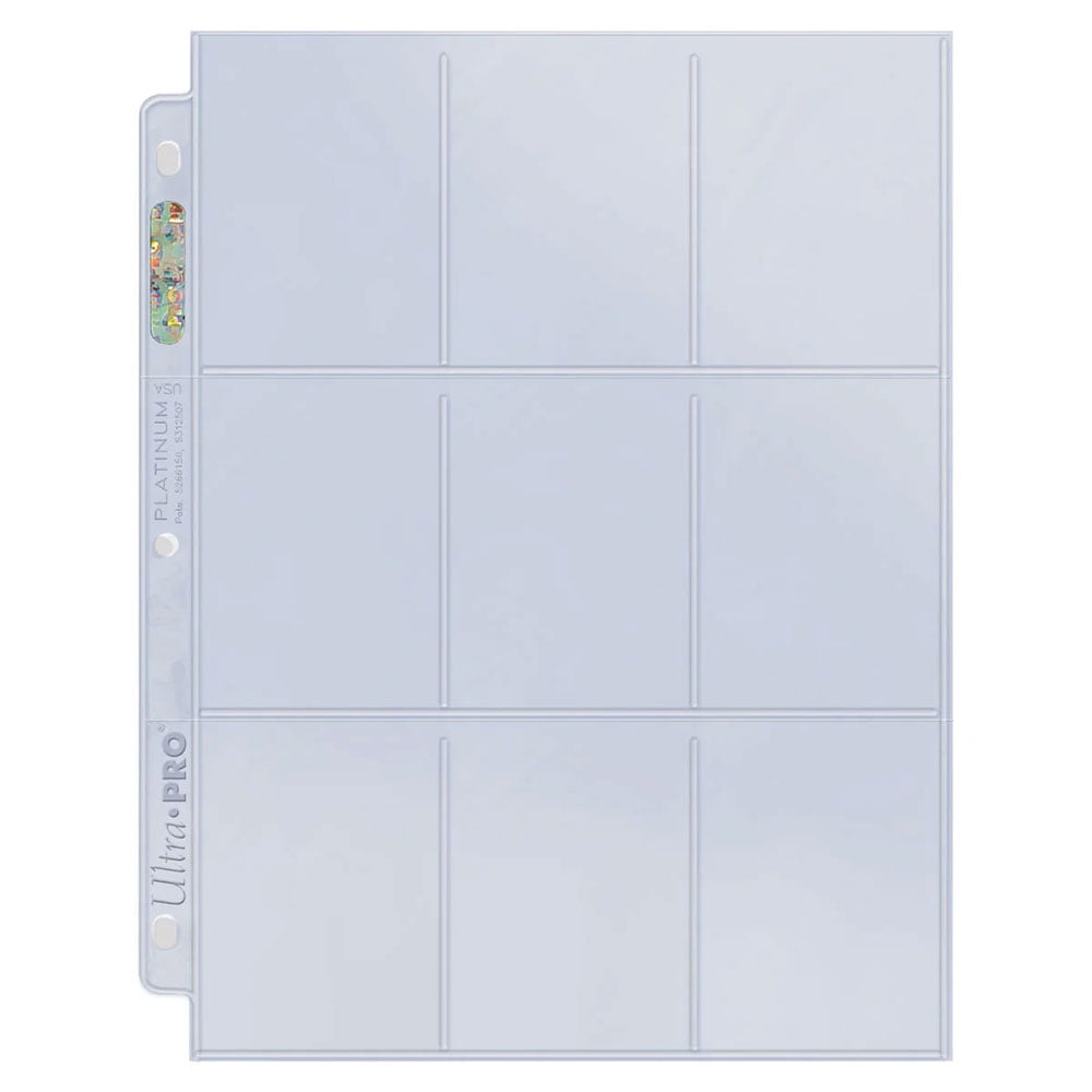 Ultra PRO Platinum Series 9-Pocket Pages (25ct) for Standard Size Cards