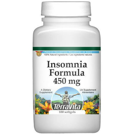 Formule Insomnie - Passiflore, valériane et mélisse - 450 mg (100 capsules, ZIN: 512080)