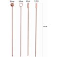thumbnail image 2 of 10 Pcs Bâtonnets de Cocktail en Acier Inoxydable 4.3 Pouces Cure-Drinks Réutilisables Style Cylindre Cure-Dents Bâtonnets de Fruits, 2 of 6