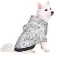 thumbnail image 2 of Balery white Moose winter tree Sudadera con Capucha para Perros Pequeños – Ropa para Mascotas, Disfraz para Perros y Gatos, Ideal para Fiestas y Cosplay-Medium, 2 of 7