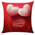 thumbnail image 2 of Vikakiooze Lovers Series Valentine's Day Confession Pillow Cover Cushion Cover 45x45cm, 2 of 6