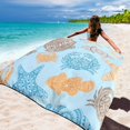 thumbnail image 4 of Manta de playa WIWIGO impermeable a prueba de arena de 200 x 240 cm para 2-8, 4 of 6