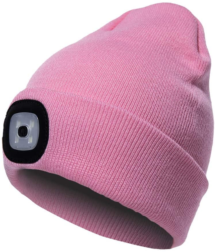 Unisex D Beanie Hat with Light, Gifts 
