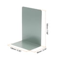 thumbnail image 2 of Unique Bargains Metal Bookend with L Shape Design 5.35"x3.74"x7.68" 2 Set Green, 2 of 5