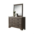thumbnail image 2 of K & B Furniture B2185-M Brown Wood Frame Mirror - 39 x 41 x 1 in., 2 of 3